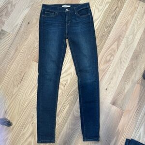 Levi’s skinny dark wash denim. Size 29